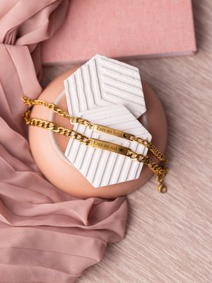 Pulseras Personalizadas Para Pareja (Dúo)