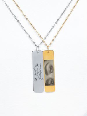 Collar Personalizado con Medalla Rectangular