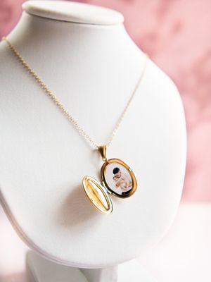 Relicario Ovalado Liso (collar o llavero)