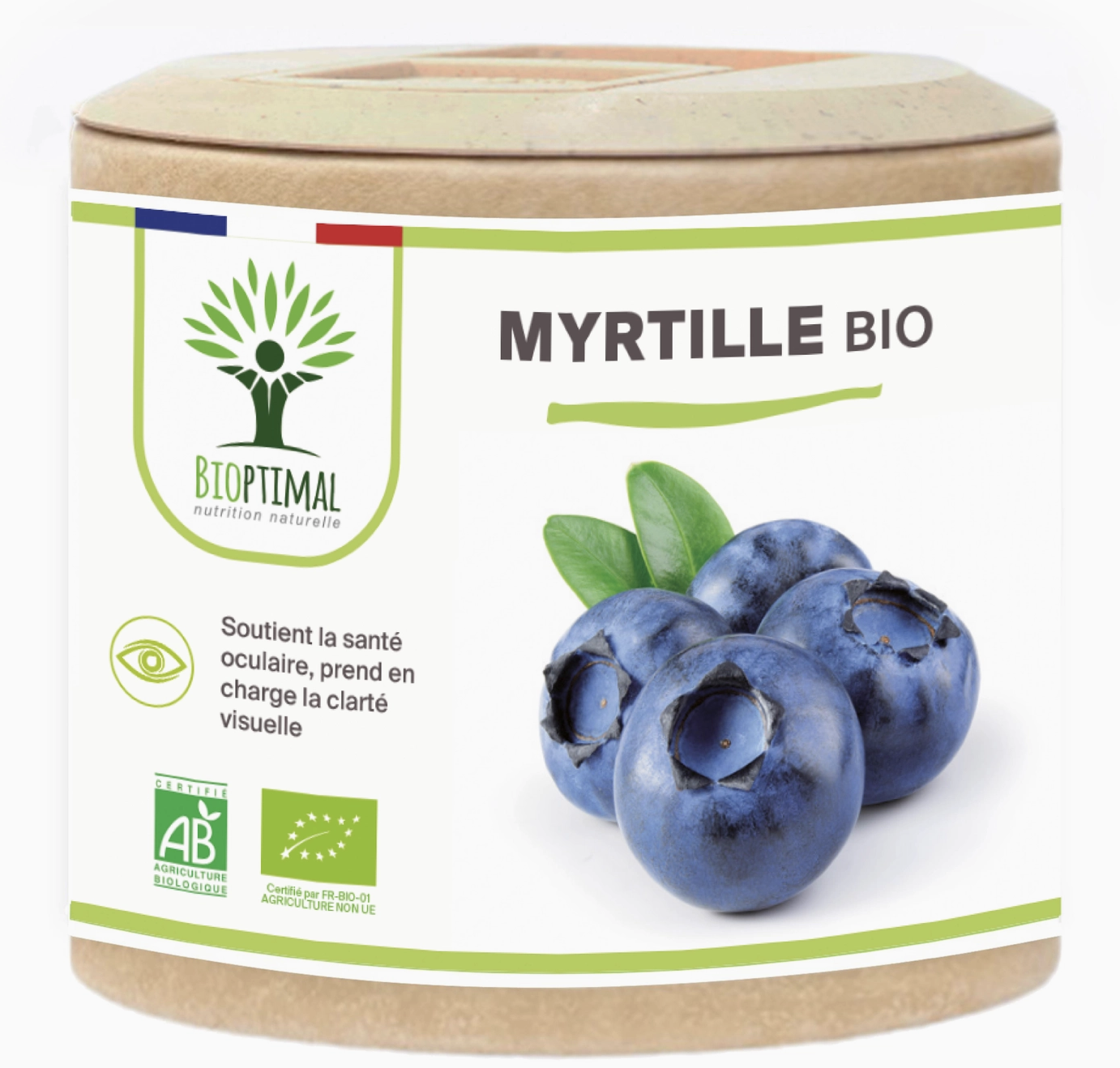 Myrtille bio Complement Alimentaire Yeux Vision - 60 gelules