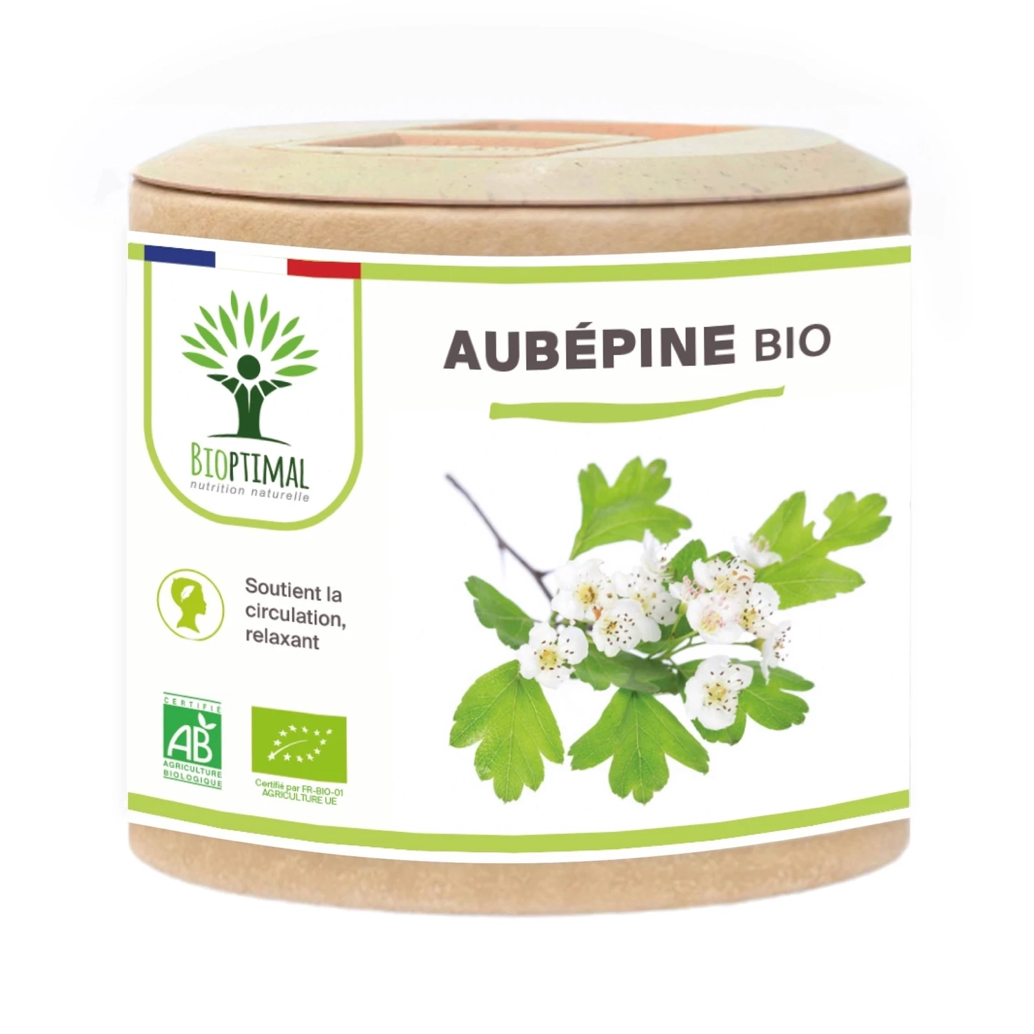 Aubépine bio - Sommeil Anti-stress Détente - 60 gélules