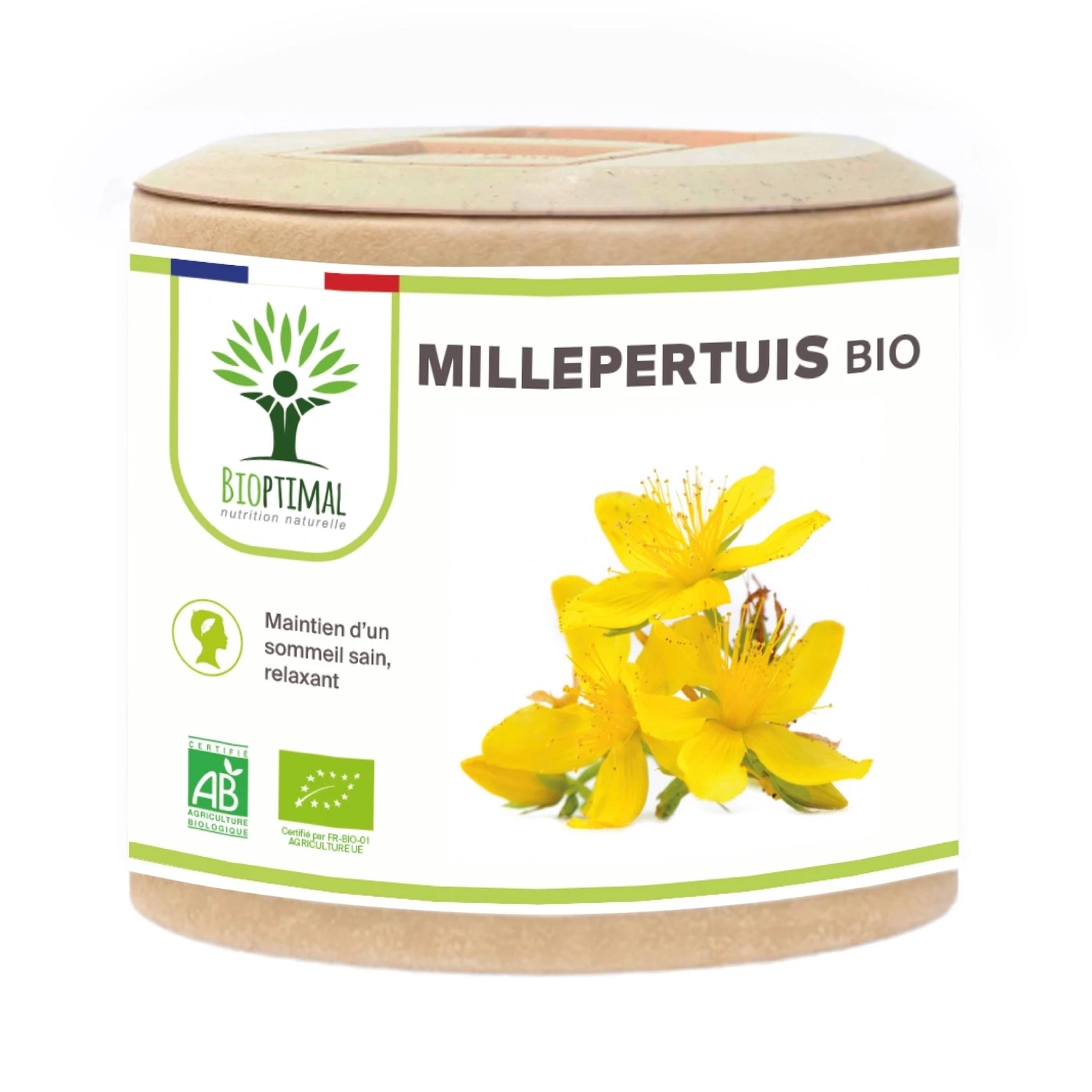 Millepertuis bio Bonne Humeur Déprime Hypericine 60 gélules