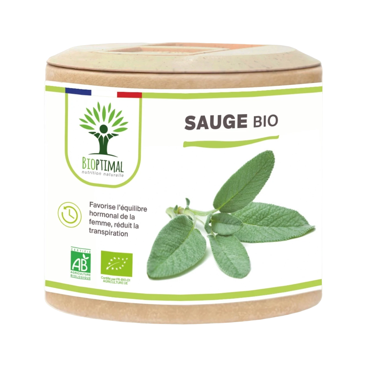 Sauge bio - menopause - regles douloureuses - 60 gelules