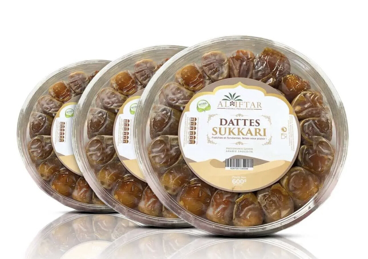Dattes Sukkari – Al-Iftar ou équivalent – 600g