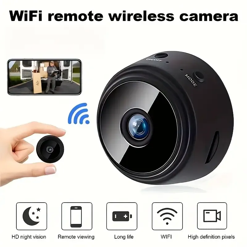 Немско качество – WiFi безжична IP мини камера A9 с магнитна основа
