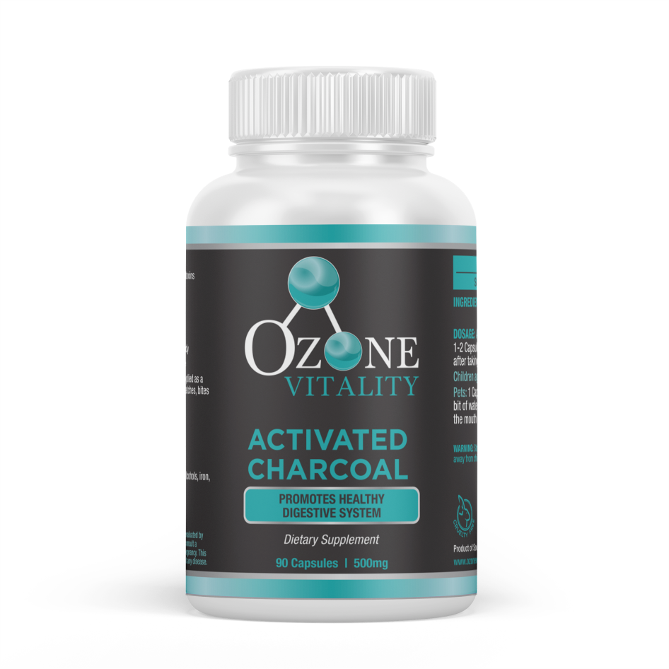 Activated Charcoal |  500mg  |  90 Capsules