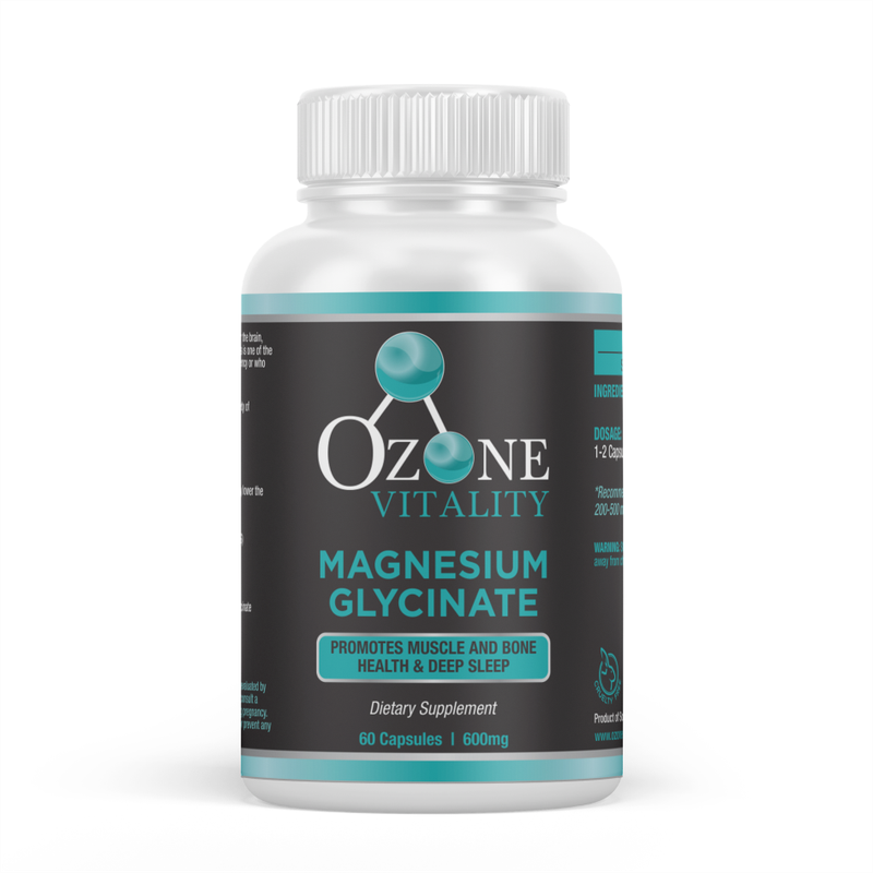 Magnesium Glycinate  |  600mg  |  60 Capsules