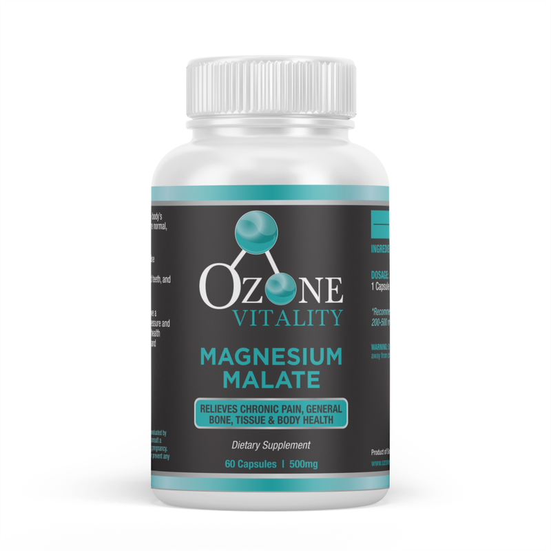 Magnesium Malate  |  500mg  |  60 Capsules