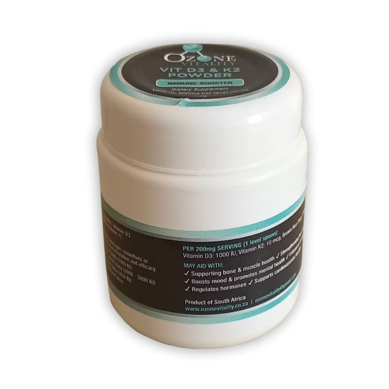 Vit D3 &amp; K2 Powder  |  200mg/scoop  |  30g