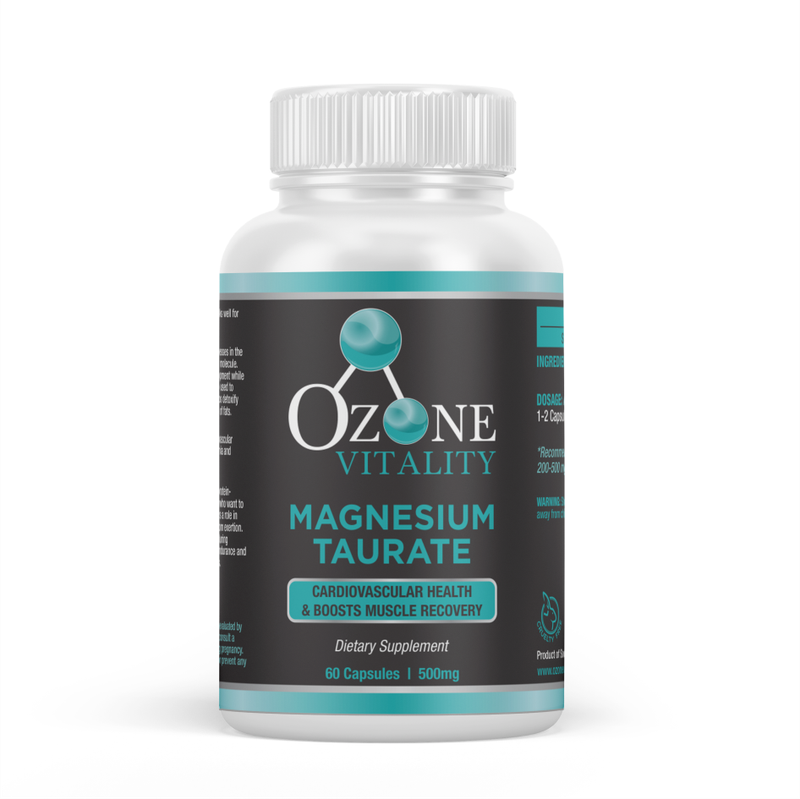 Magnesium Taurate  |  500mg  |  60 Capsules