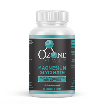 Magnesium Glycinate | 600mg | 60 Capsules