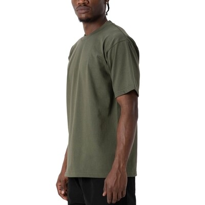 Heavyweight Cotton Short Sleeve Crew Neck T-Shirt