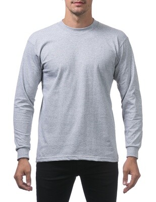 Heavyweight Cotton Long Sleeve Crew Neck T-shirt