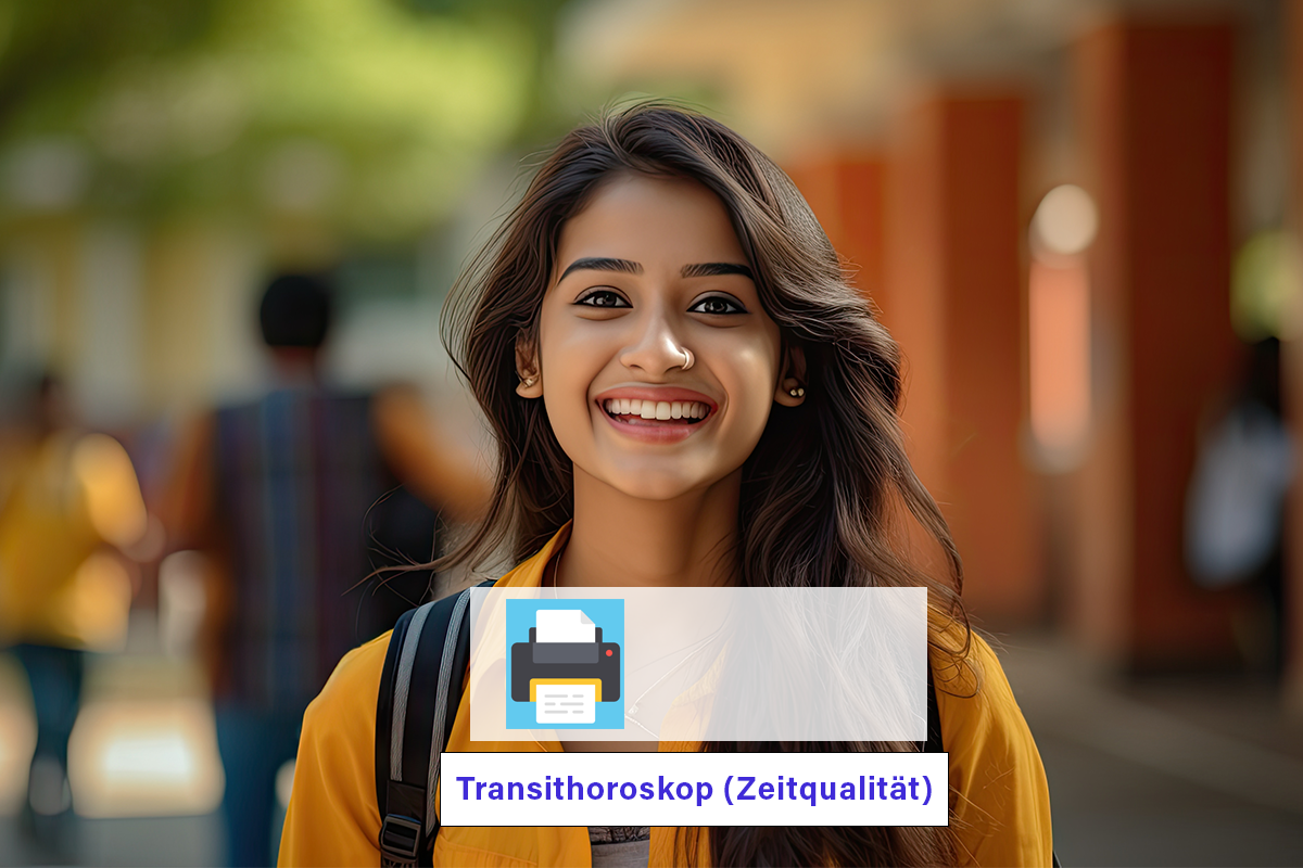 Transitprognose ohne Horoskop Zeichnung als Druckversion