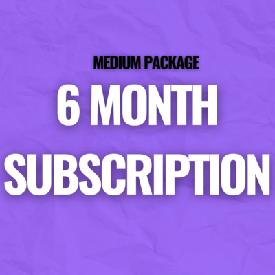 6 MONTH SUBSCRIPTION