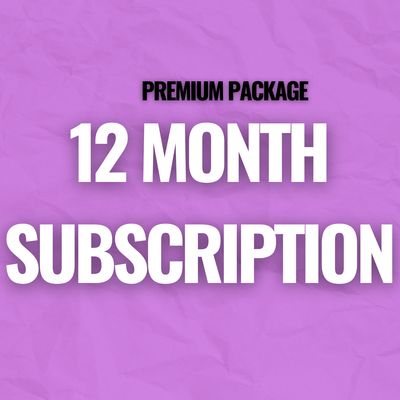 12 MONTH SUBSCRIPTION