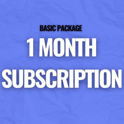 1 MONTH SUBSCRIPTION