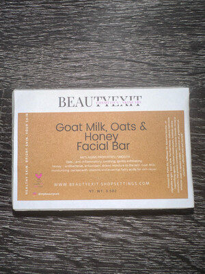 Goat Milk, Oats &amp; Honey Facial Bar