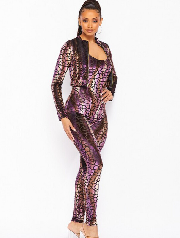 Snake skin tight