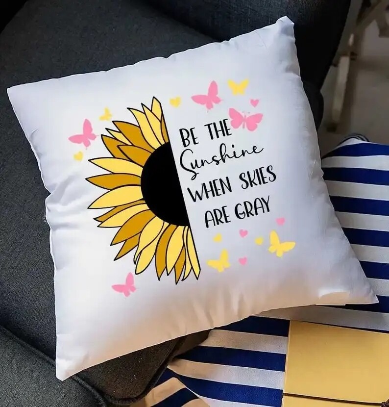 Sunflower Butterfly Svg