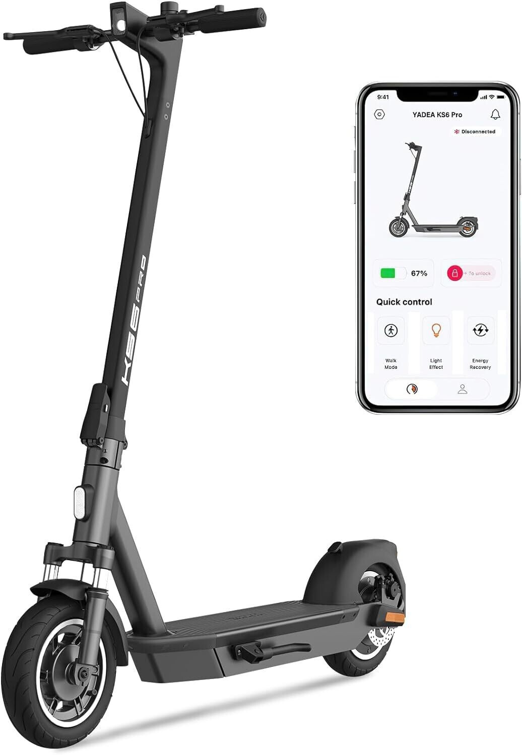 Yadea KS6 Pro Trottinette électrique pour Adultes