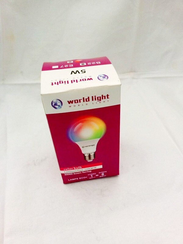 Ampoule 3 couleurs 5w