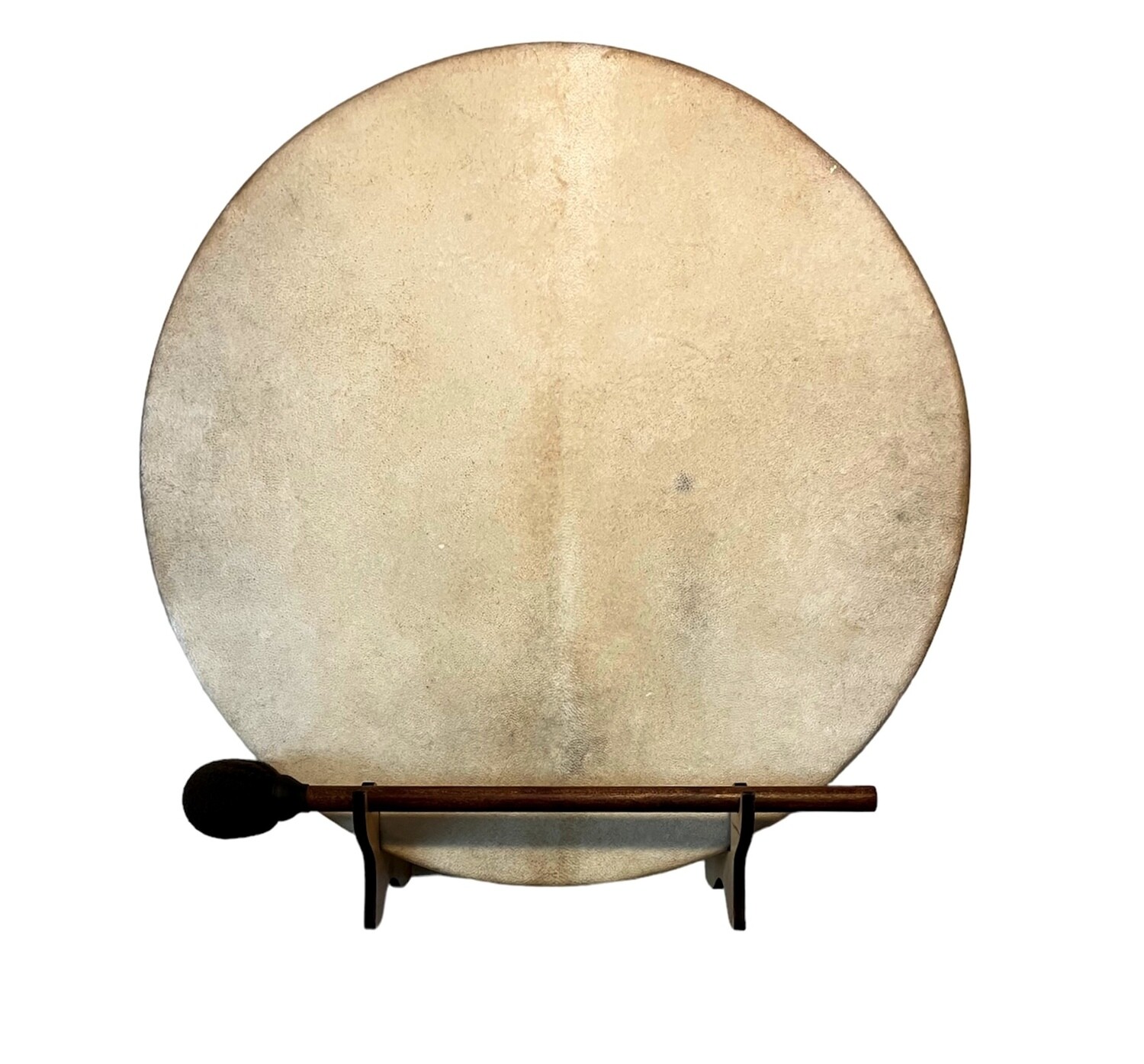 Gaia Earth Shamanic Frame Drum with optional illuminated Display Stand and Carry Bag