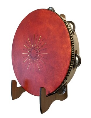 Starburst Tambourine with optional illuminated Display Stand Display Stand
