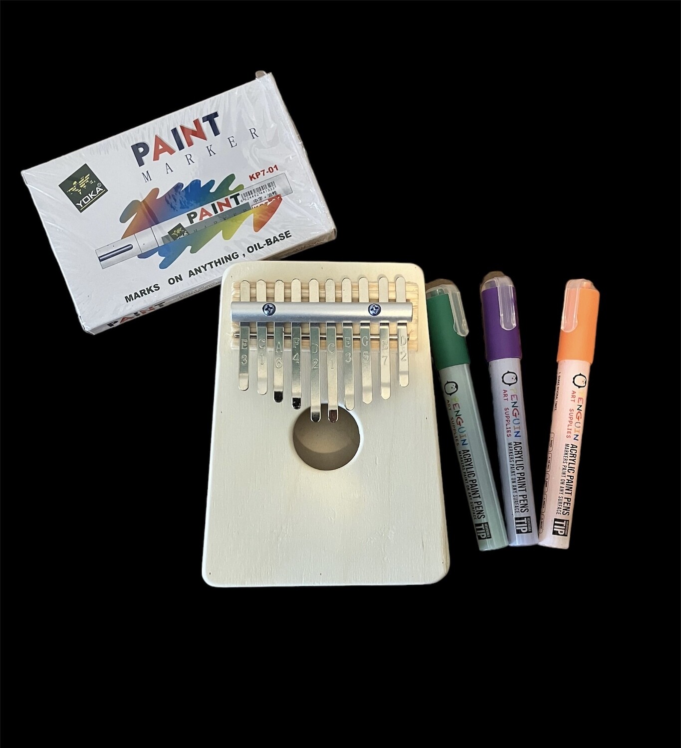 Kalimba DYI Thumb Piano 10 Keys with optional Display Stand