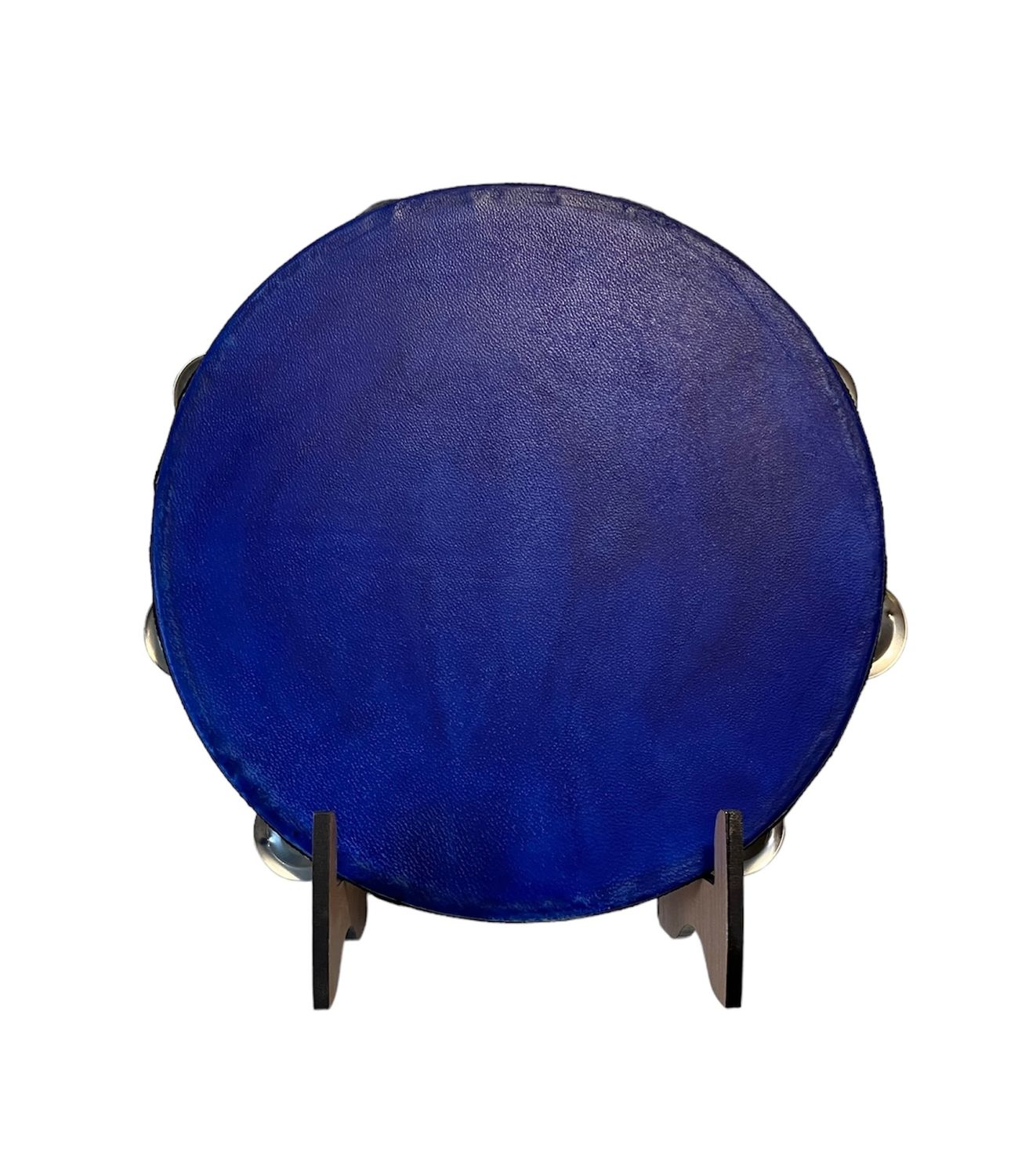 Blue Tambourine with optional illuminated Display Stand Display Stand