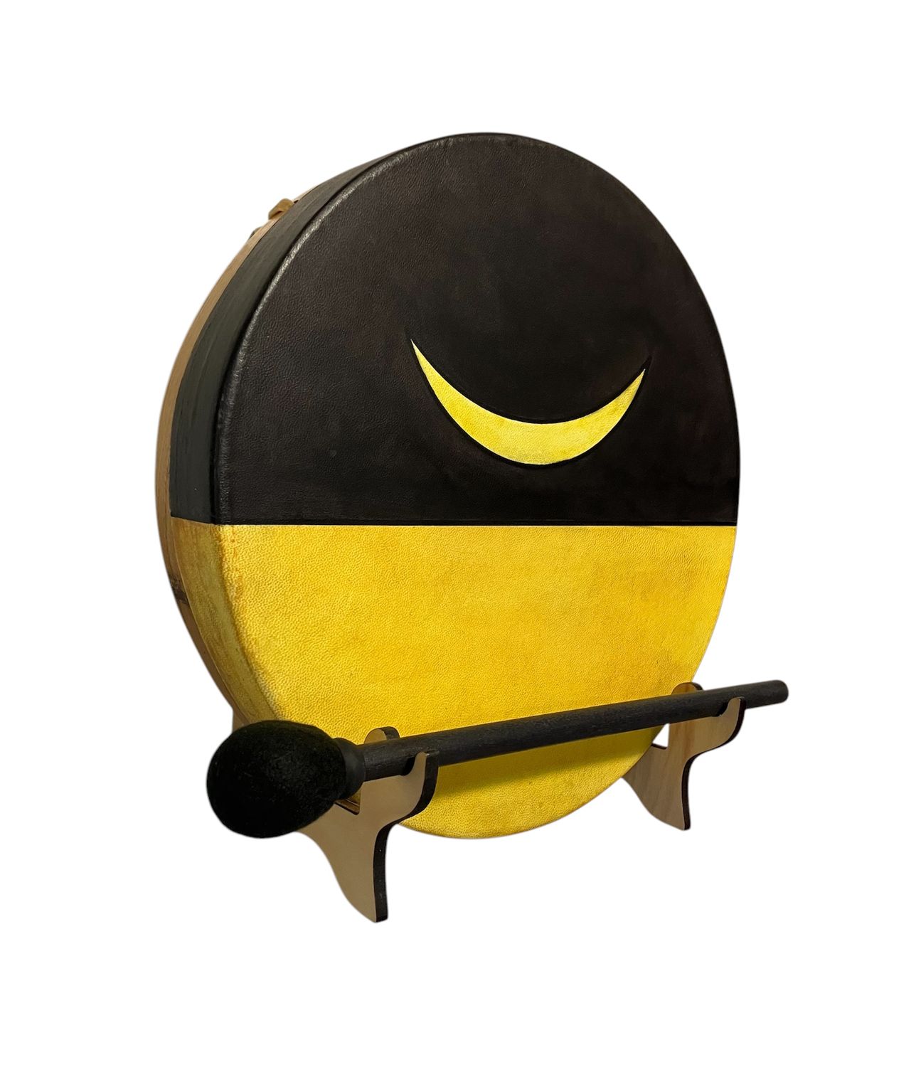 Moon Spirit Shamanic Frame Drum w/optional Display Stand and Carry Bag