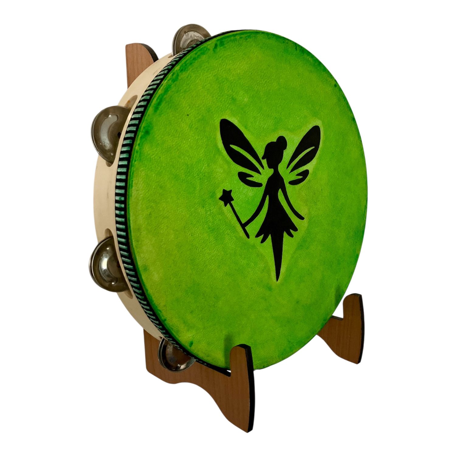 Fairy Spirit Tambourine with optional illuminated Display Stand Display Stand