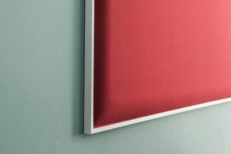 Akustik-Wandpaneele »Quieto« in Seitenansicht des thermogeformten Absorbers Akustik-Wandpaneele »Quieto« in Seitenansicht des thermogeformten Absorbers