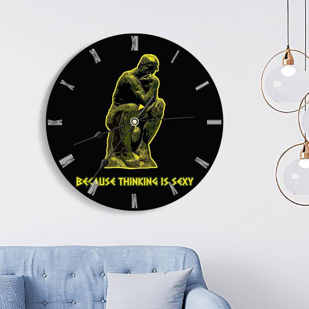 Thinking Meme Wall Clock