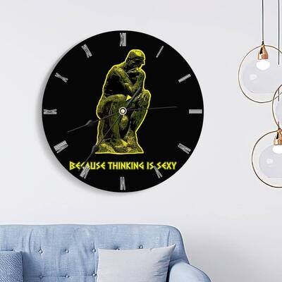 Thinking Meme Wall Clock