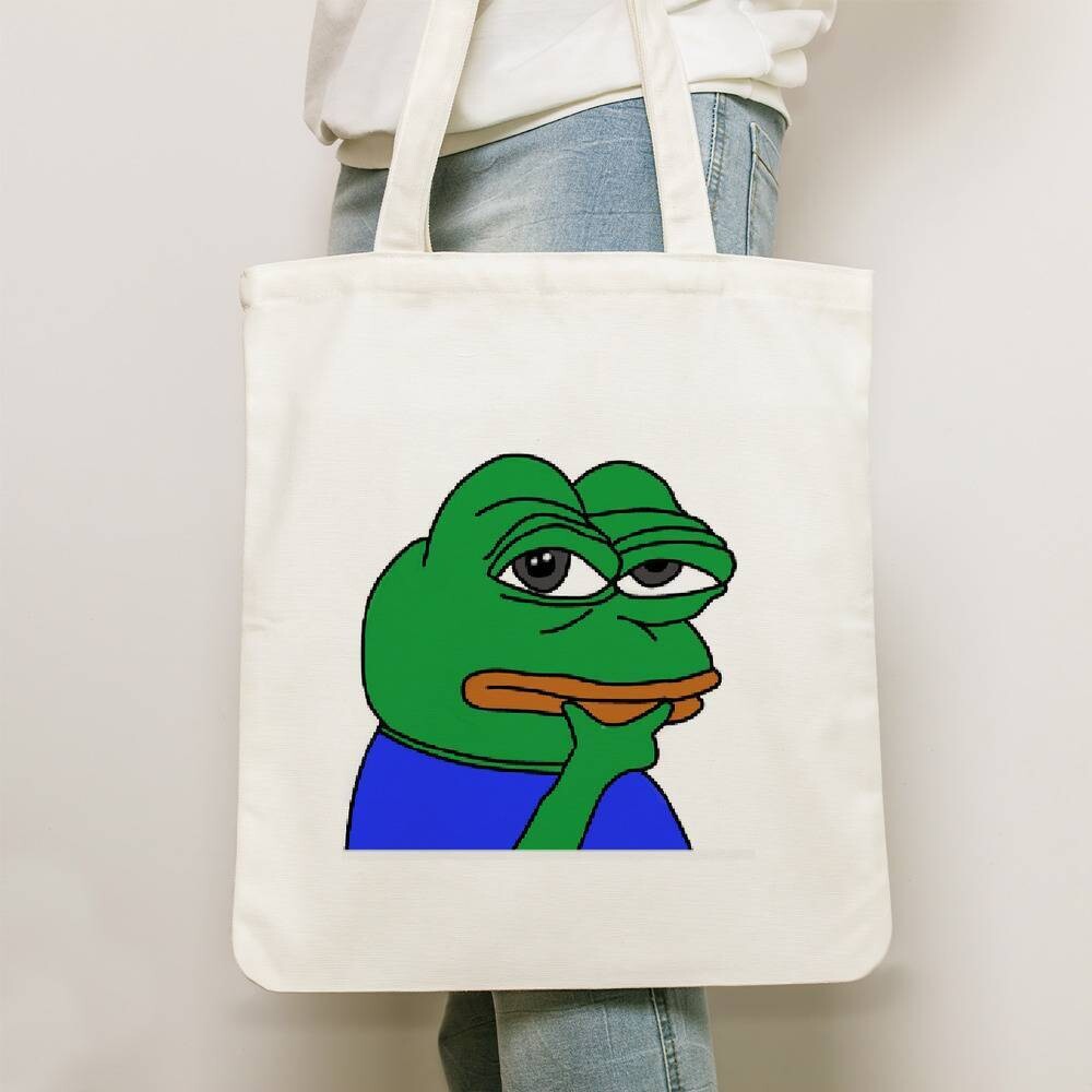 Thinking Meme Tote Bag