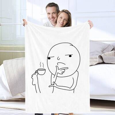 Thinking Meme Blanket