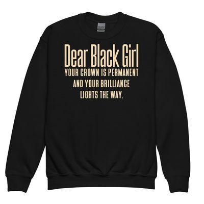 Dear Black Girl cream sweatshirt