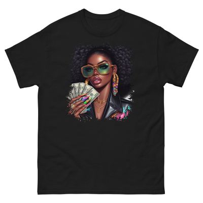 Getting To The Money Black Woman T Shirt
