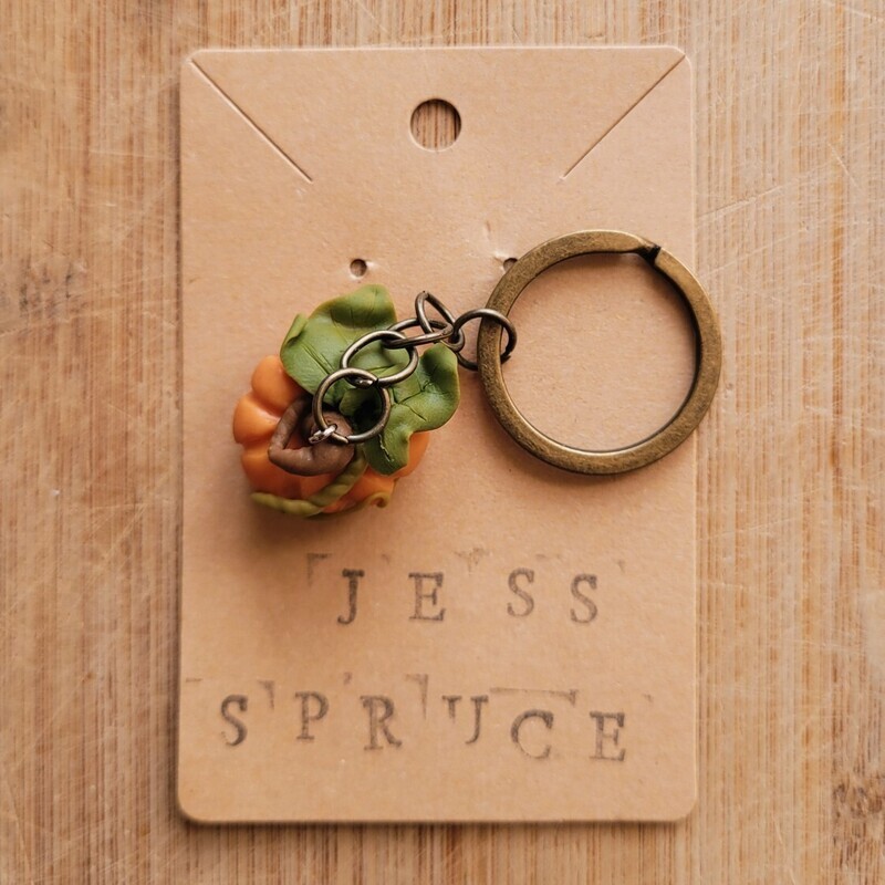 Pumpkin Keychain