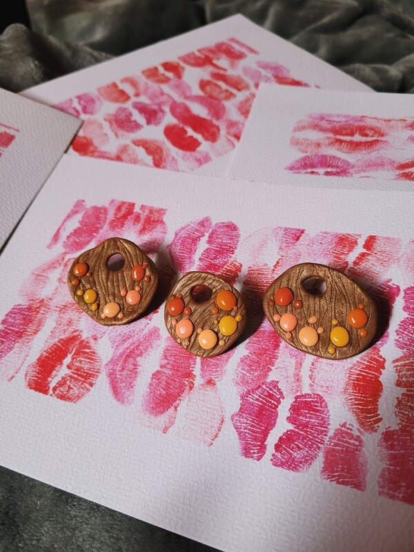 Lesbian Paint Palette Pin/Brooch