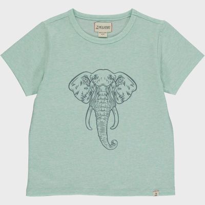 Falmouth Graphic Tee in Pale Green