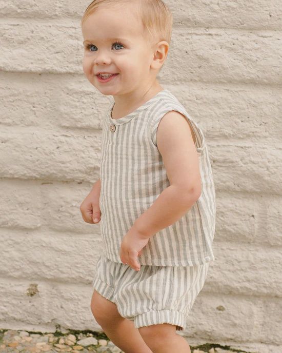 Baby Tank Set in Summer Stripe