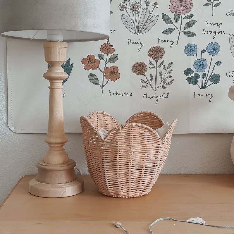 Rattan Lily Basket