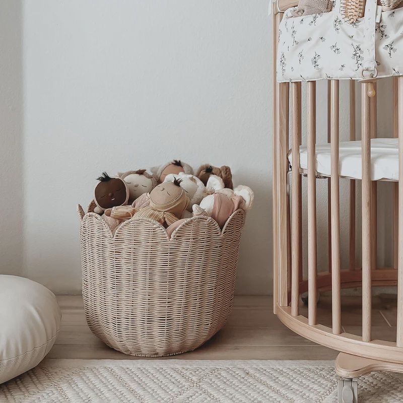 Rattan Tulip Basket - Large