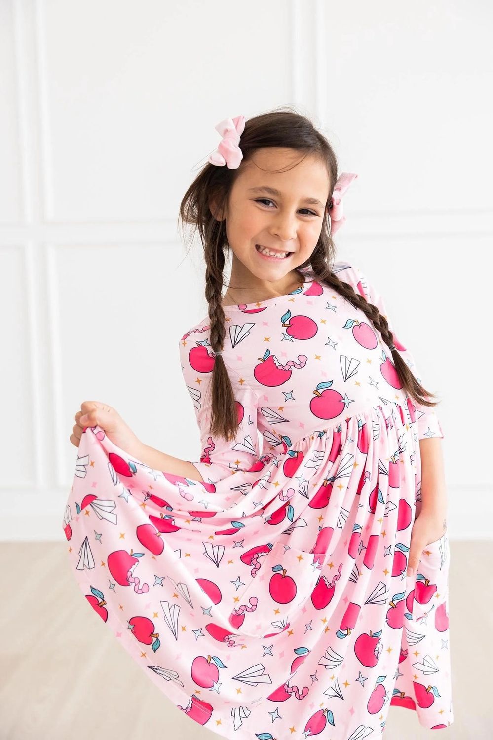 Star Student 3/4 Pocket Twirl Dress