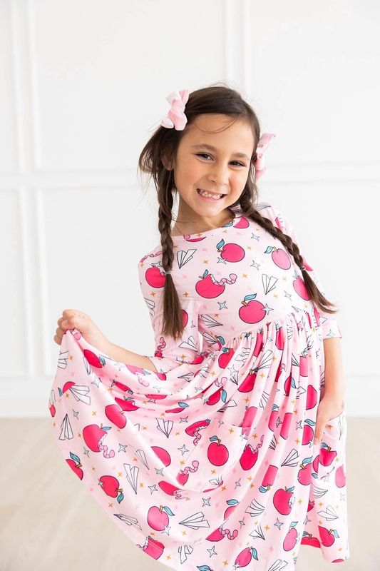 Star Student 3/4 Pocket Twirl Dress