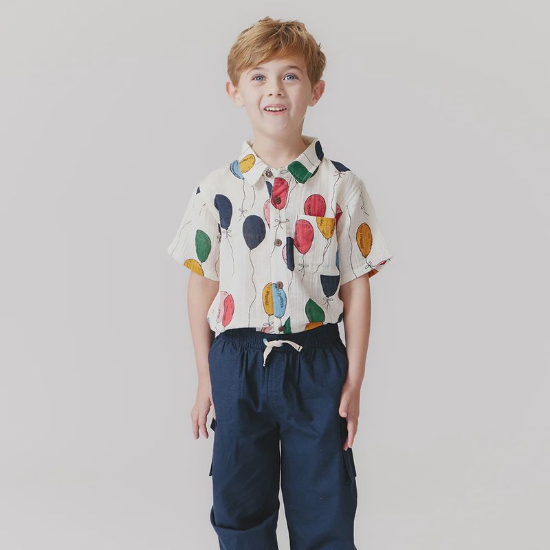 Boys Jack Shirt in Balloon Bunches