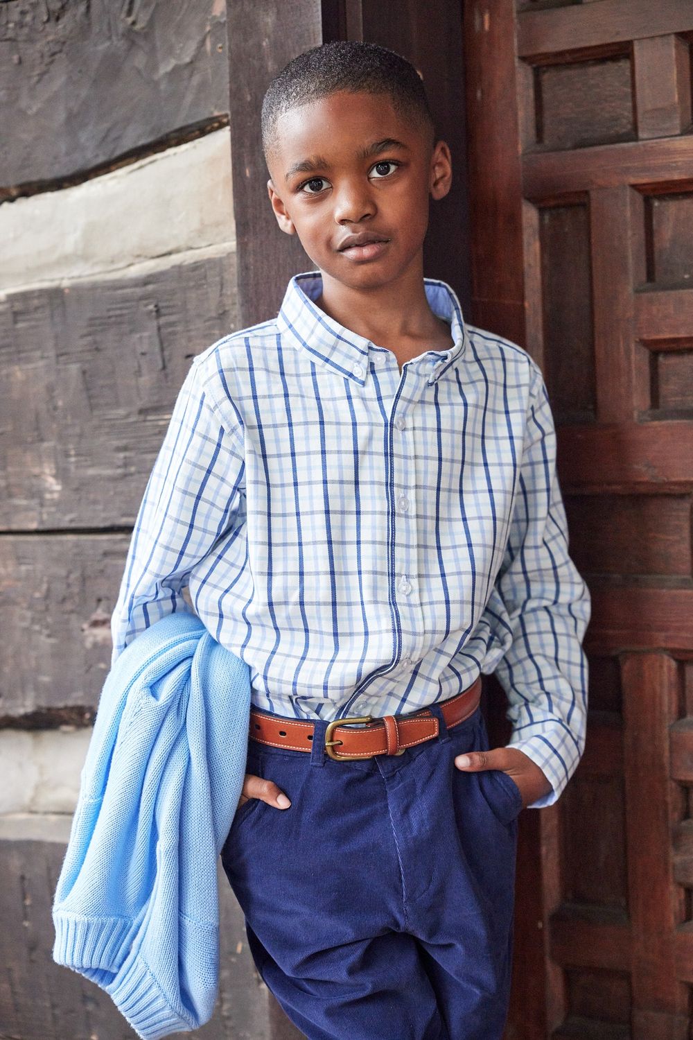 Button Down Shirt in Blue Ridge Plaid
