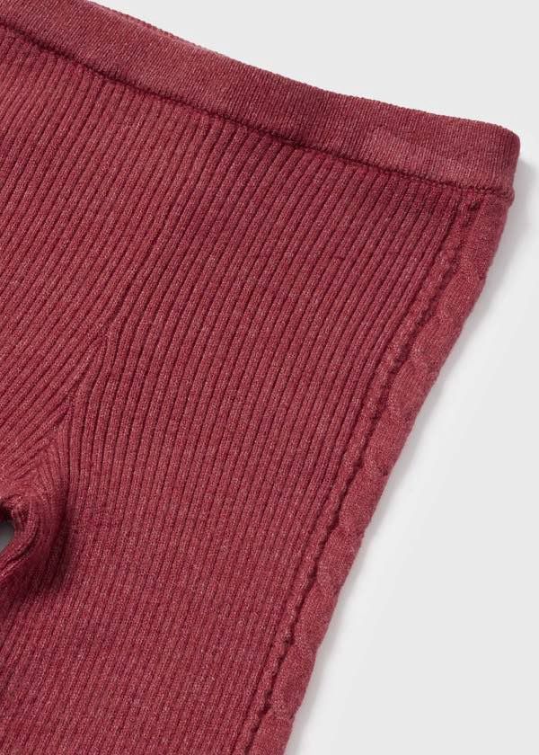 Tomato Heathered Knit Legging